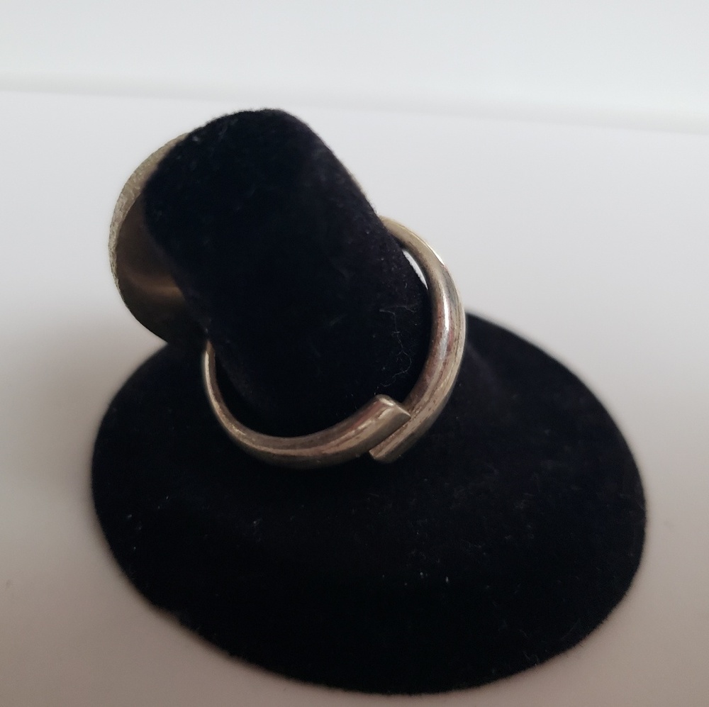 Sterling Silver Flower Statement Ring - image 2